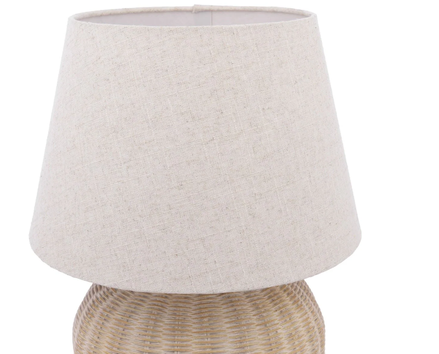 Fernhill Table Lamp- Matt Cream With Shade - Image 3