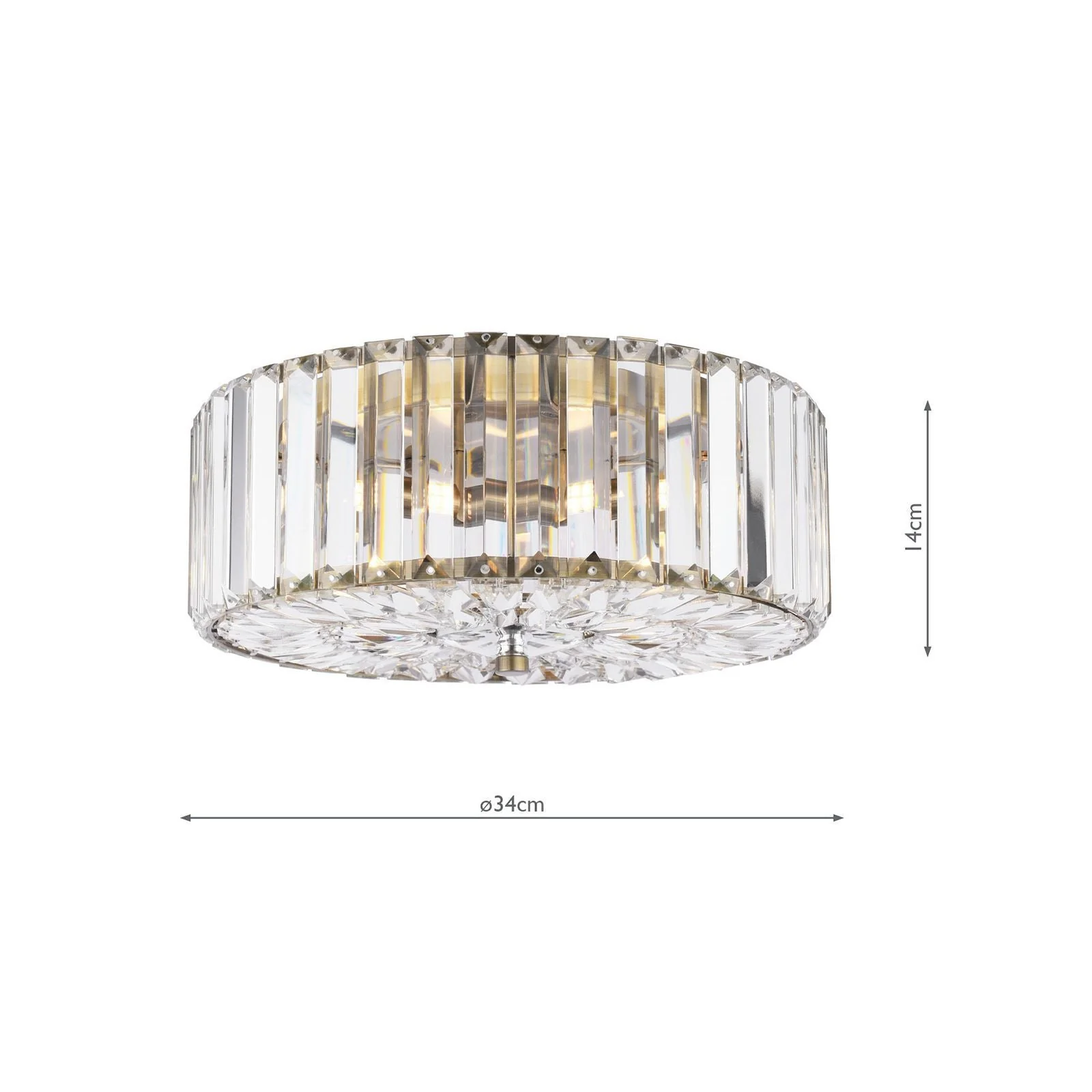 Fernhurst Flush 3 Light - Various Finishes and Sizes - Image 8