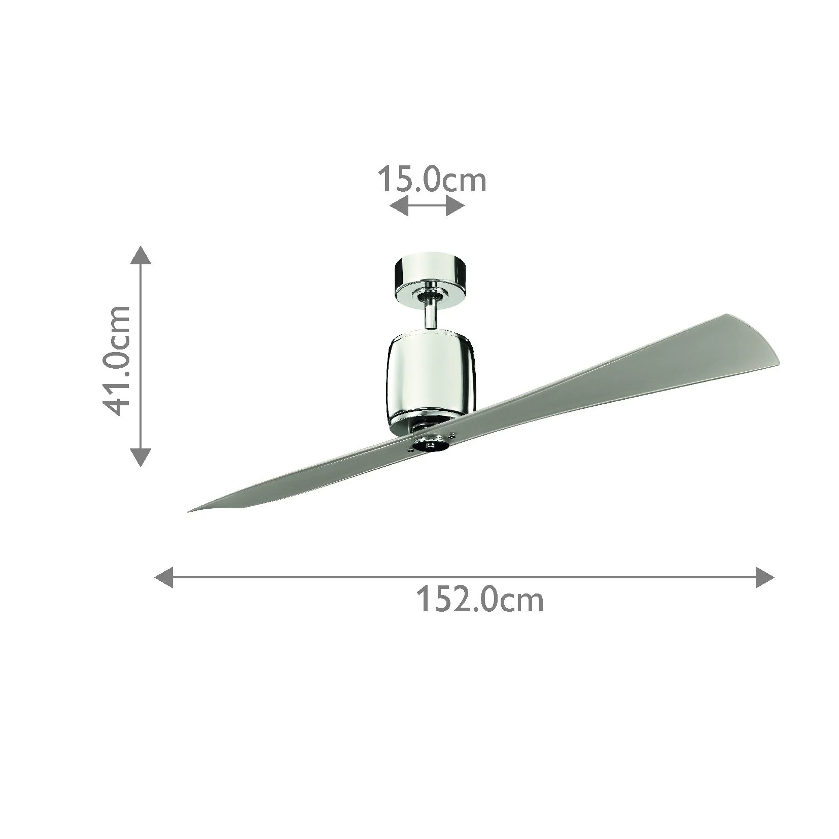 Ferron IP20 - 60in / 152cm Fan - Oil Brushed Bronze or Polished Nickel - Image 13