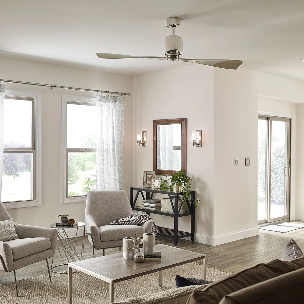 Ferron IP20 - 60in / 152cm Fan - Oil Brushed Bronze or Polished Nickel - Image 9