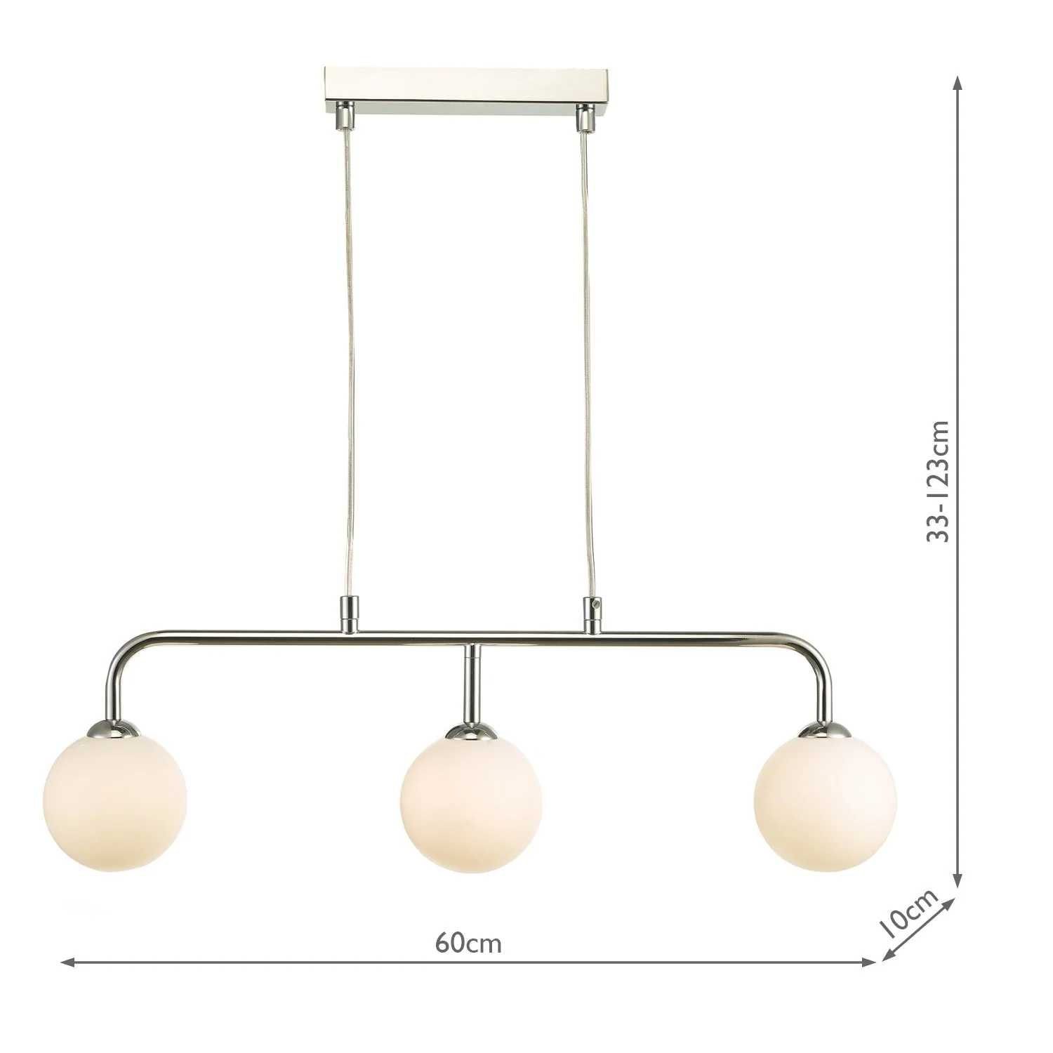 Feya 3 Light Kitchen Light - Various Finish - Image 30