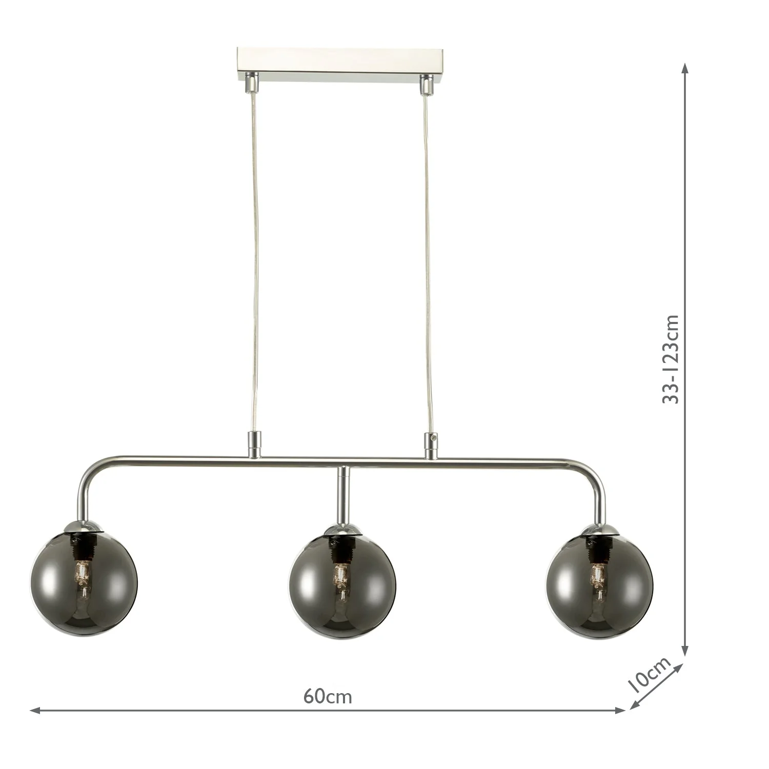 Feya 3 Light Kitchen Light - Various Finish - Image 35