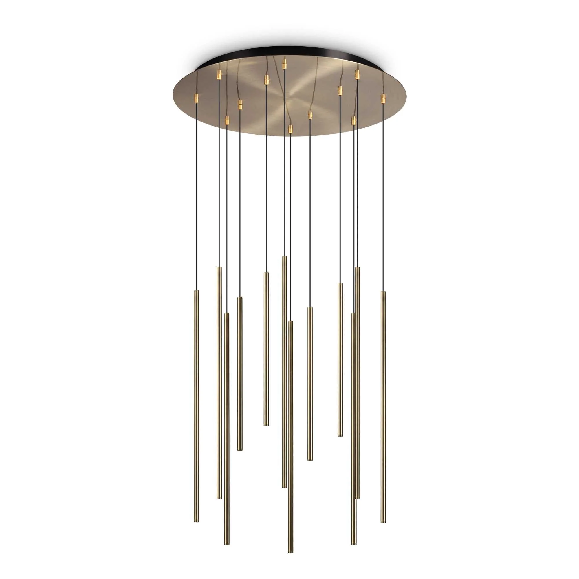 FILO Cluster 1/12Lt - White/Black/Brass Finish - Image 3