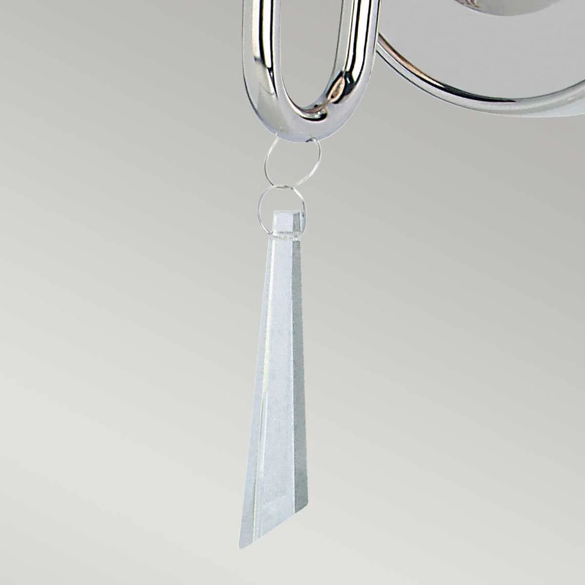 Finsbury Park 1/2Lt Wall Light - Polished Nickel IP20 E14 - Image 5