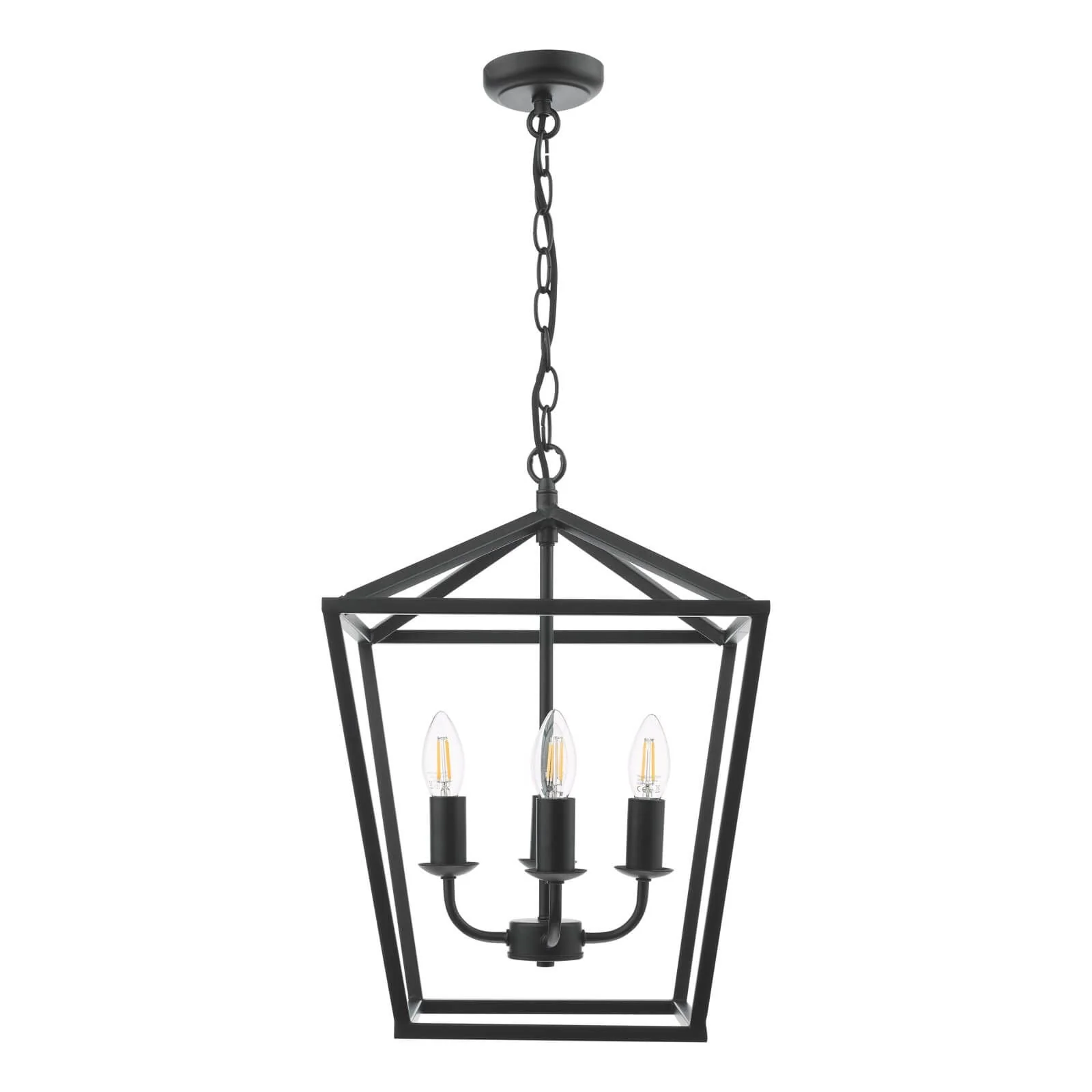 Fionn 4 Light Pendant Matt Black - Image 2