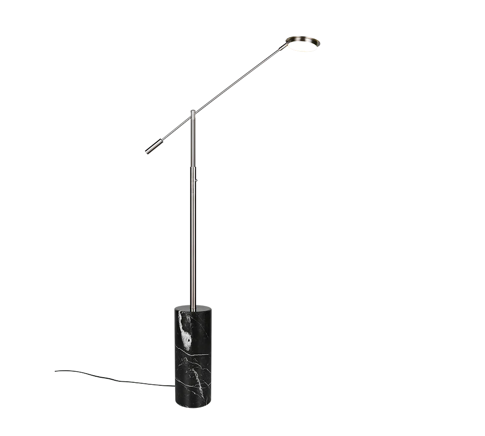 Fiore Floor lamp- Black/ Nickel Finishes - Image 10