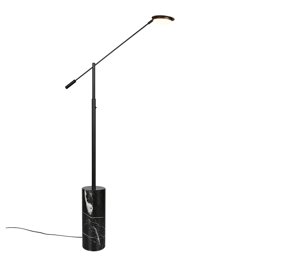 Fiore Floor lamp- Black/ Nickel Finishes - Image 2