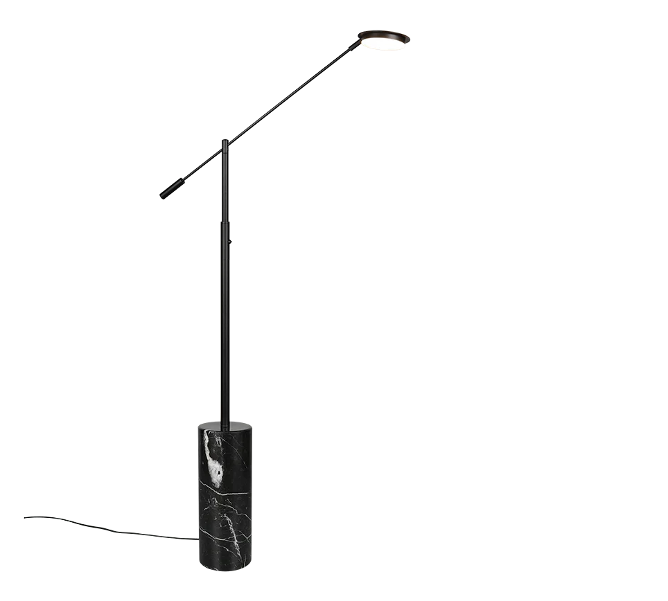 Fiore Floor lamp- Black/ Nickel Finishes - Image 5
