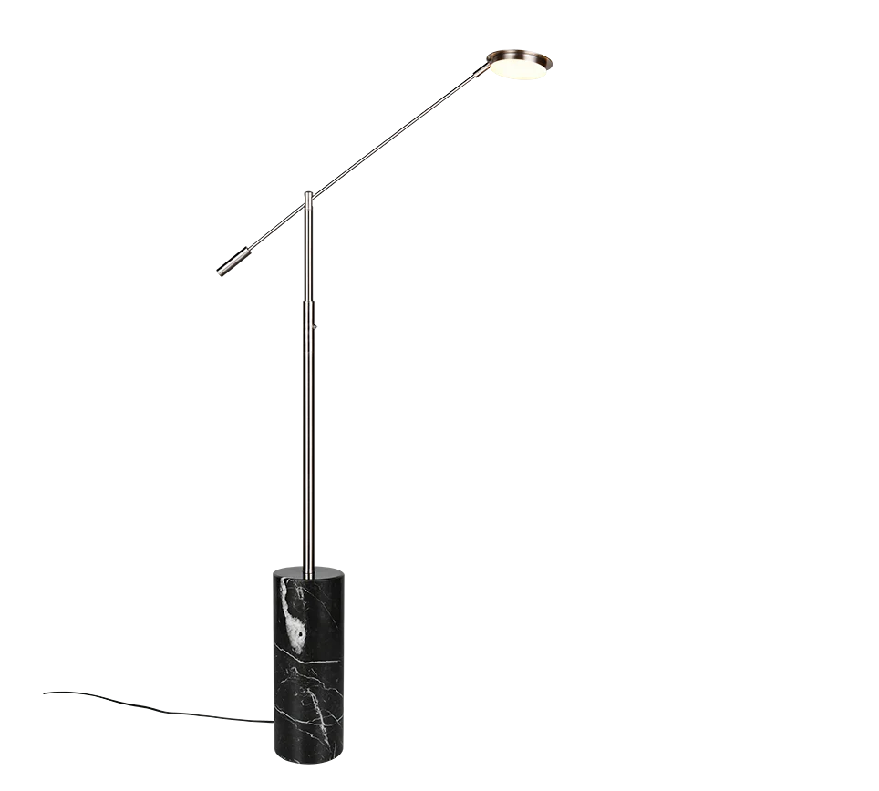 Fiore Floor lamp- Black/ Nickel Finishes - Image 7