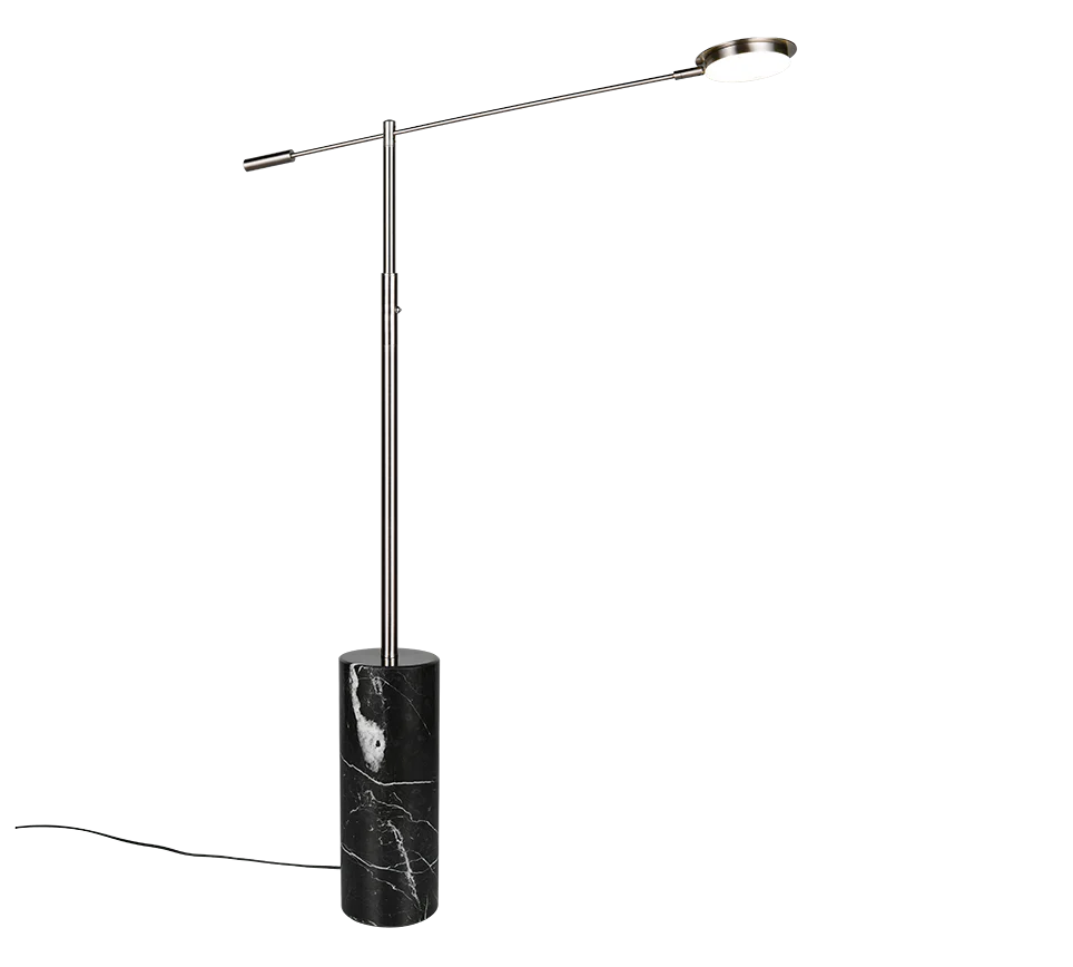 Fiore Floor lamp- Black/ Nickel Finishes - Image 9