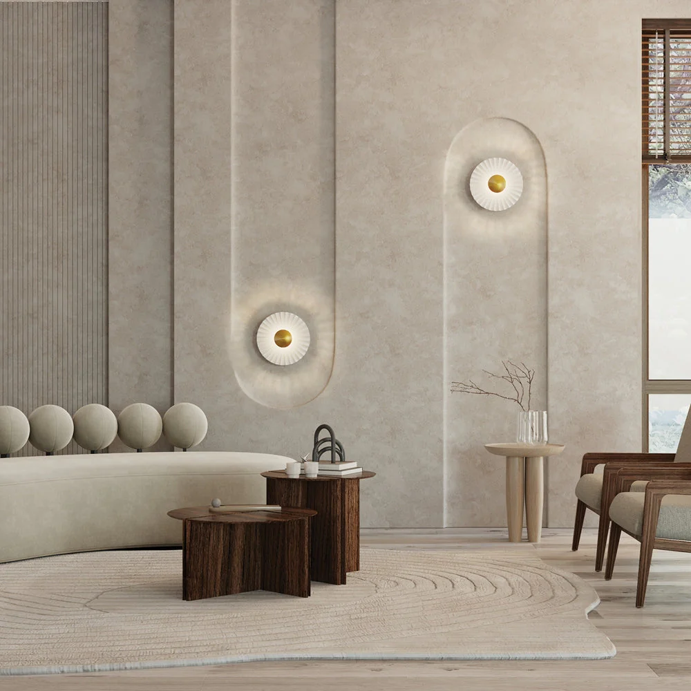 Fiore LED Wall Light - Brass - Image 2