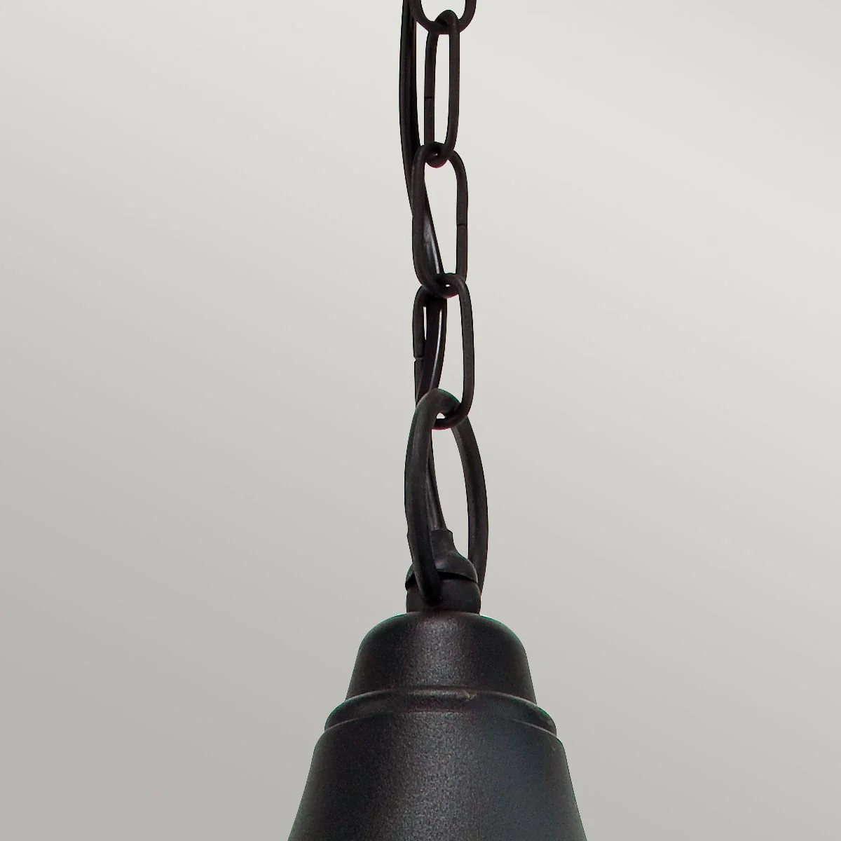 Firenze 1 Light Chain Lantern - Black IP54 E27 - Image 2