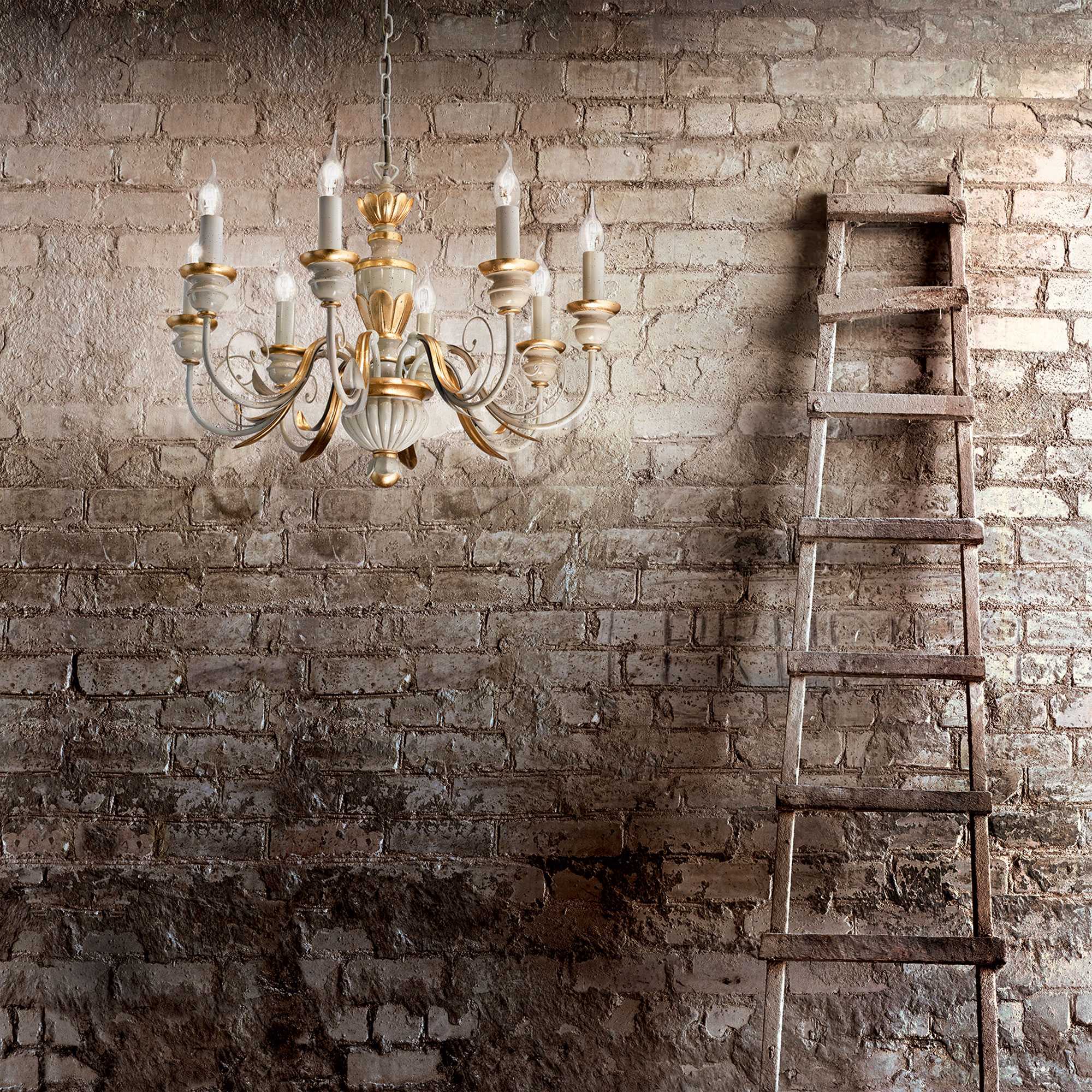 Firenze Centre Ceiling Light 8Lt Gold Finish- Promotional Offer - Image 2