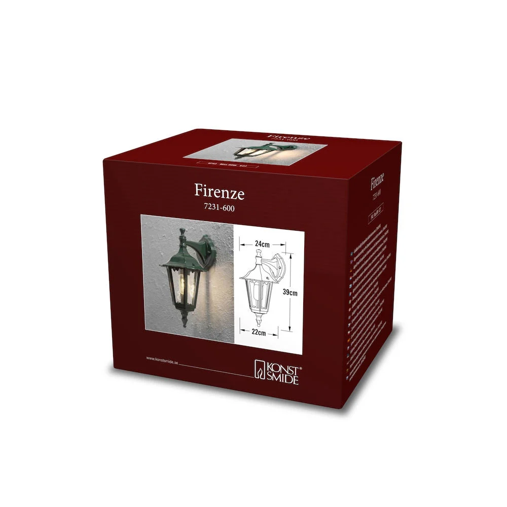 Firenze Down Light E27 IP44 - Various Sizes & Finishes - Image 4