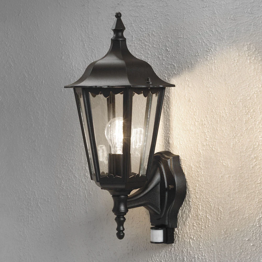 Firenze Up Light PIR Green/Black/White E27 IP44 - Image 8