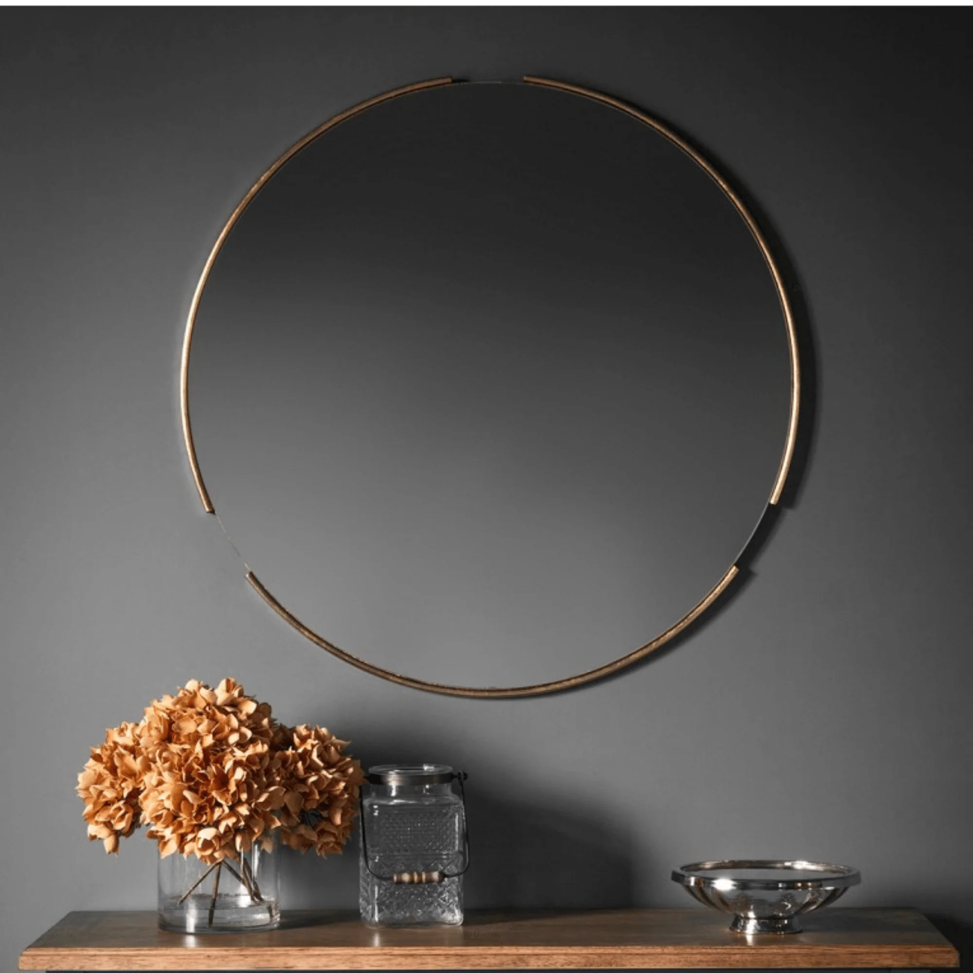Fitzroy Round Mirror - Gold/Silver - Image 3