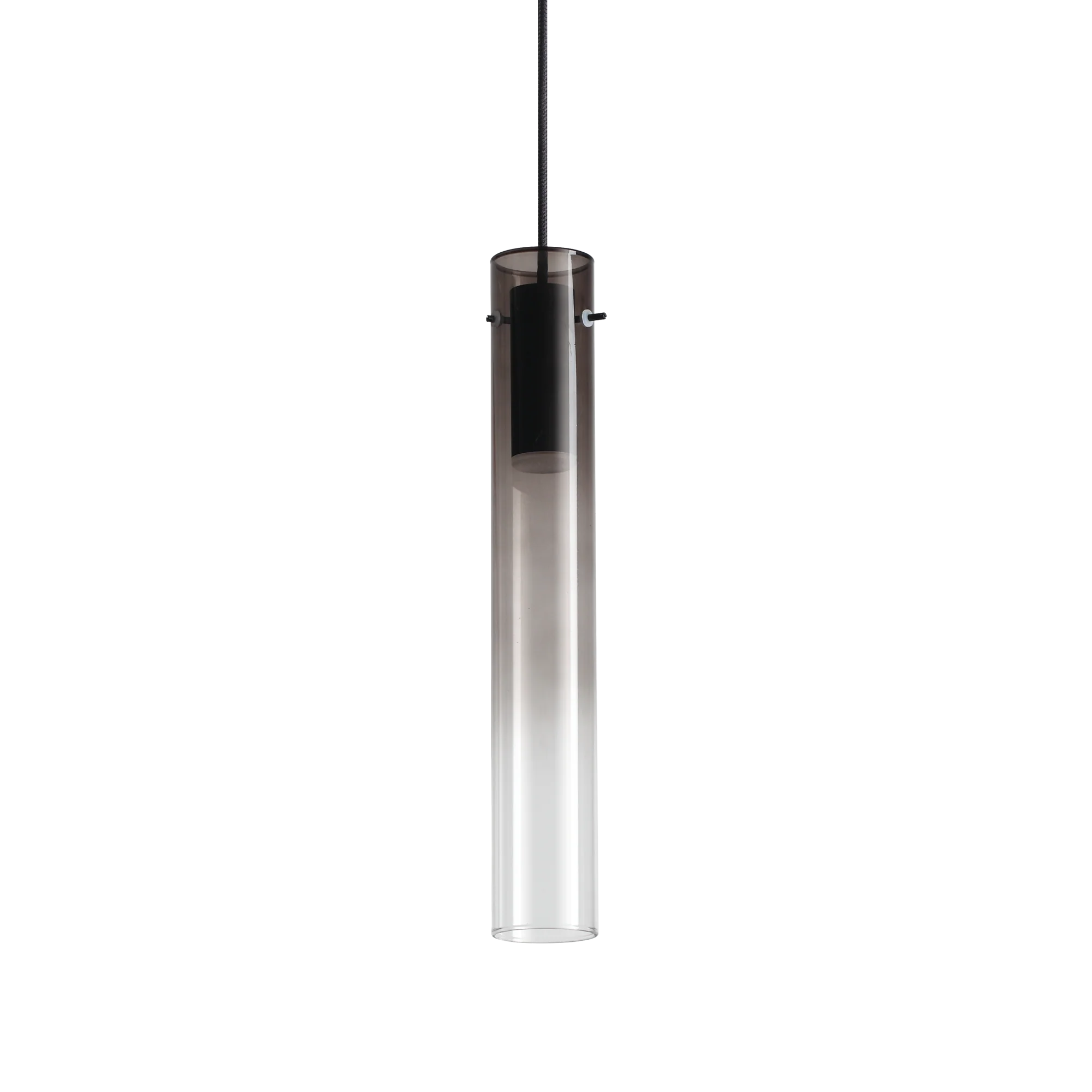 Flam LED Single Pendant 2700K - Smoked/Clear - Image 2