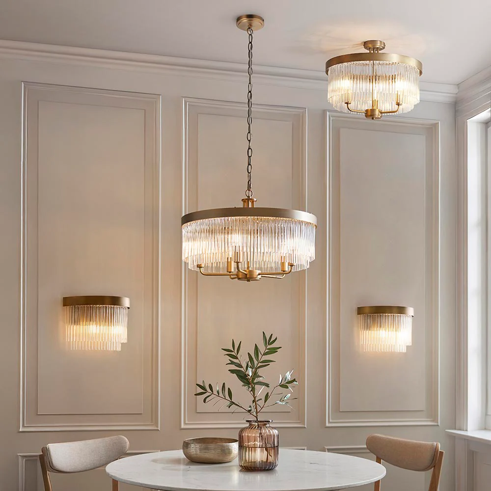 Flare 5lt Ceiling Light - Antique Brass - Image 7