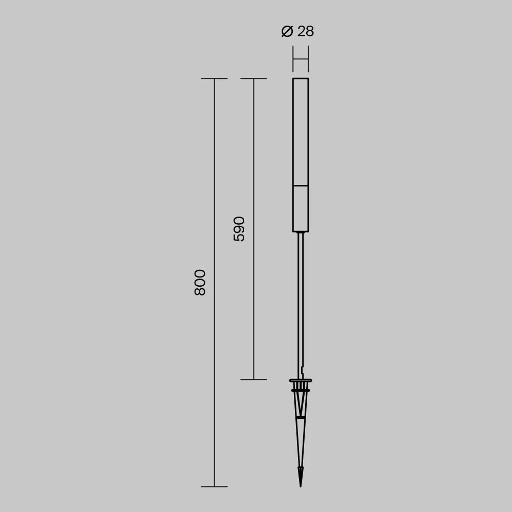 Flare Outdoor Bollard Post Light - Image 5