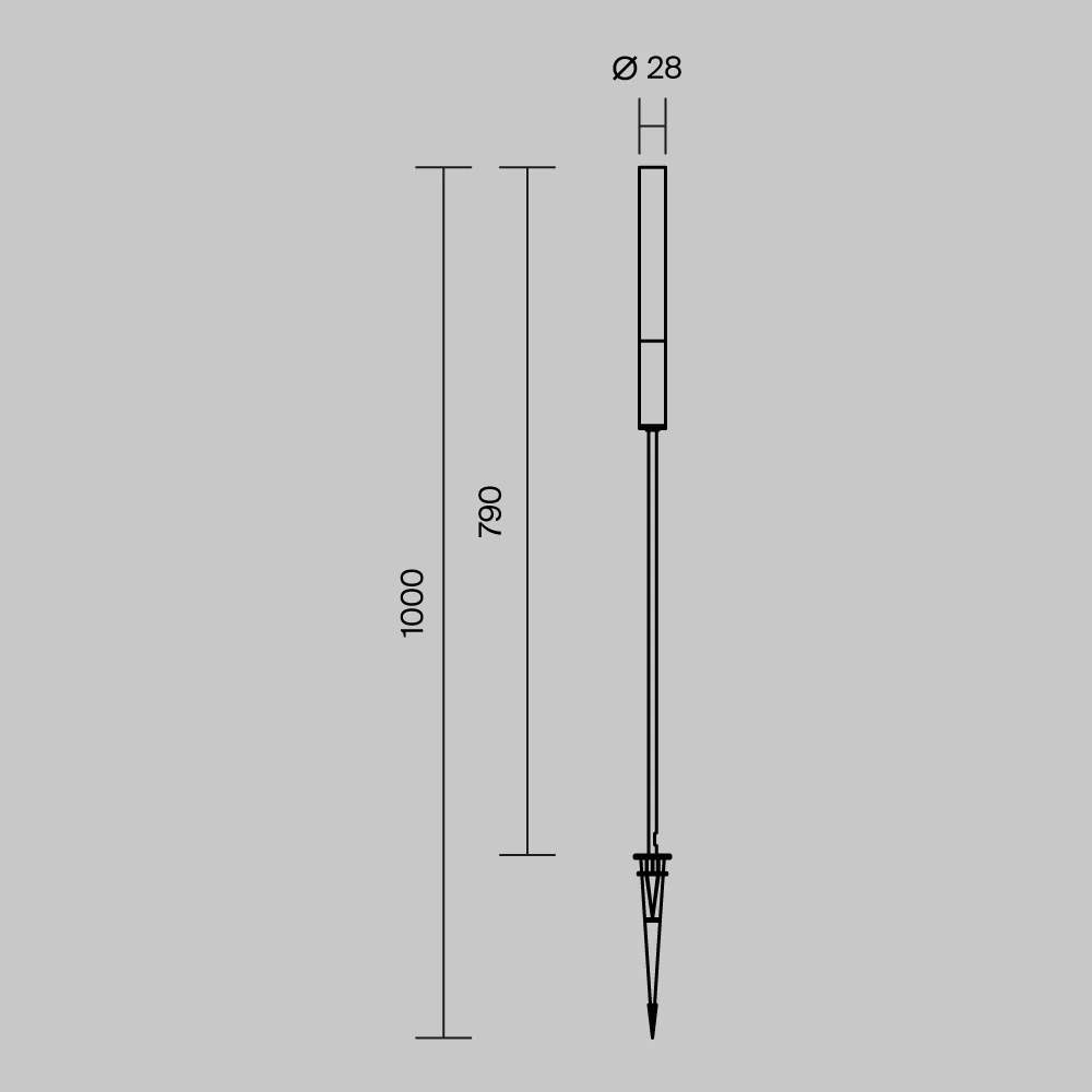 Flare Outdoor Bollard Post Light - Image 6