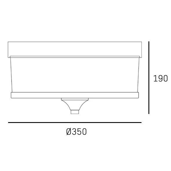 Fleetwood 3Lt Flush Fitting - Silver/Brass - Image 4