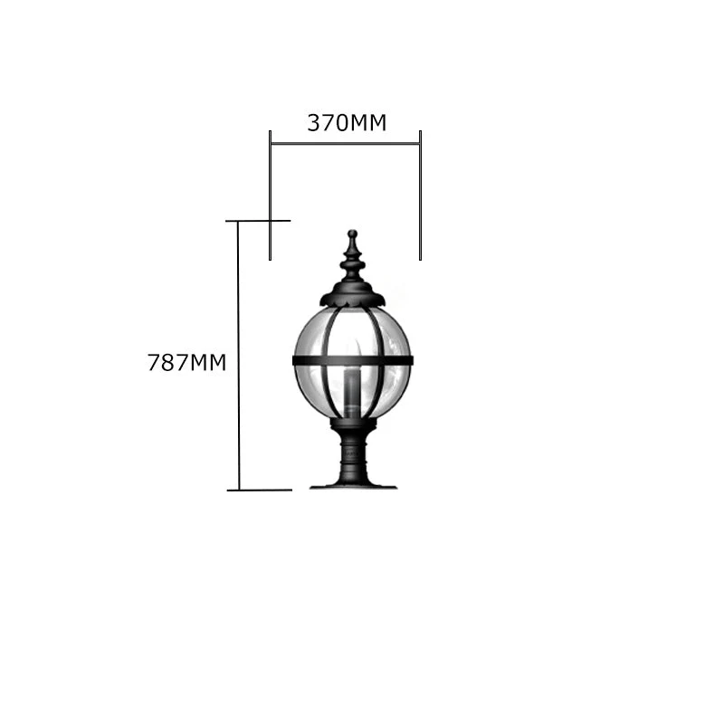 Flemington Small/Large Pier Light - Cast Iron - Image 12