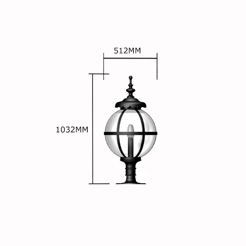 Flemington Small/Large Pier Light - Cast Iron - Image 9