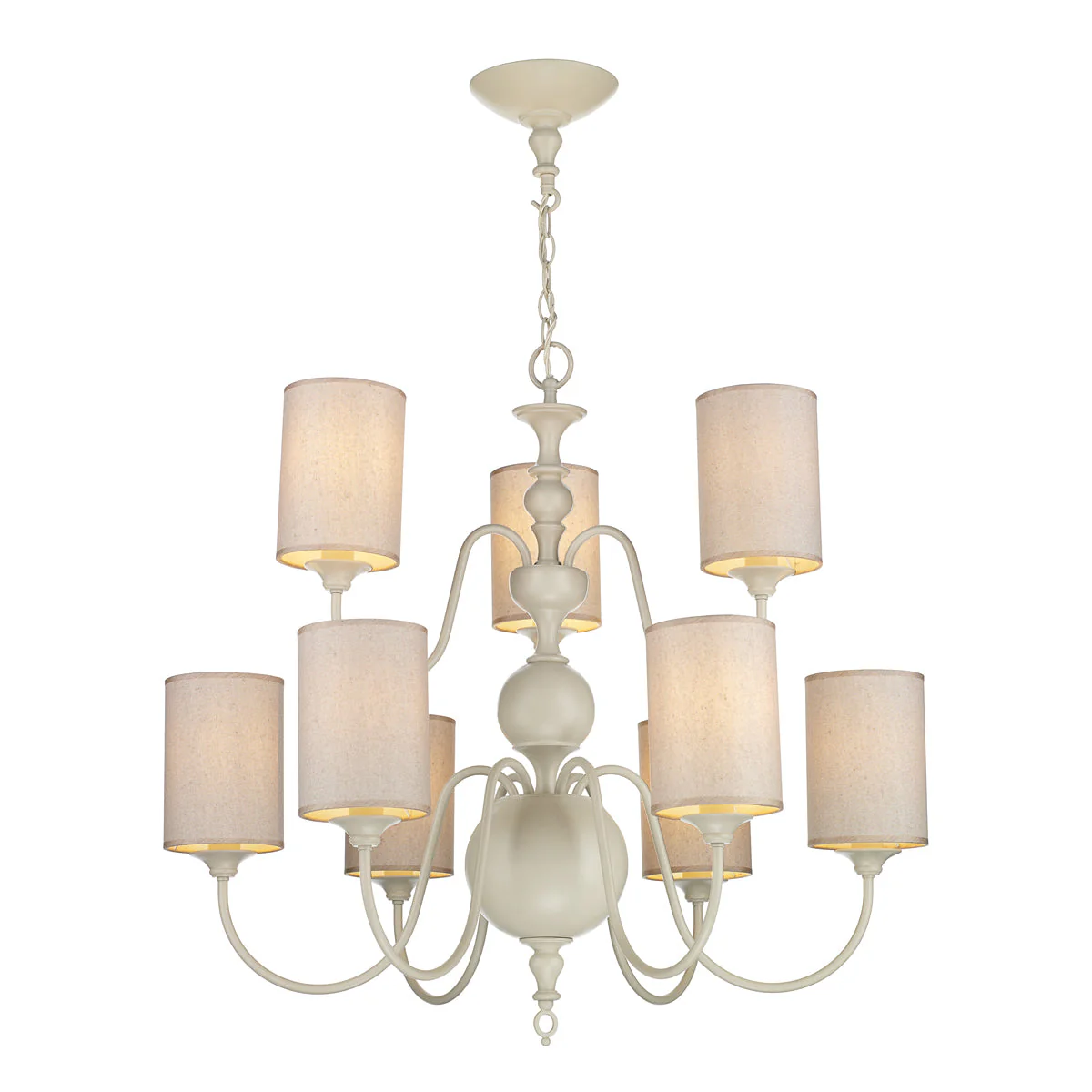 Flemish 5/9Lt Multi-Arm Pendant with Shade Finish - Image 8