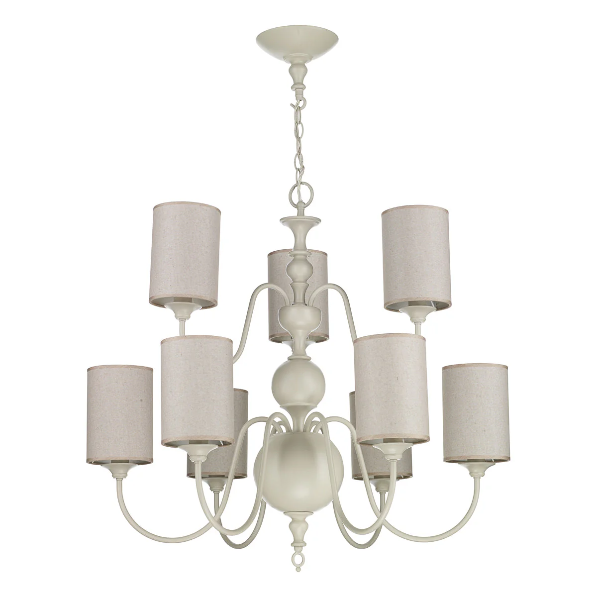 Flemish 5/9Lt Multi-Arm Pendant with Shade Finish - Image 9