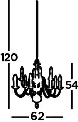 Flemish 5/8/12Lt Multi-Arm Pendant - Solid Brass Metal - Image 9