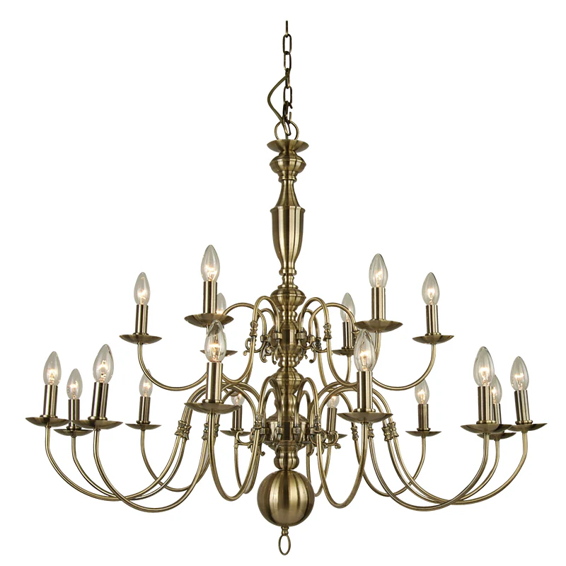 Flemish 8/12/18Lt Centre Ceiling Light - Image 3