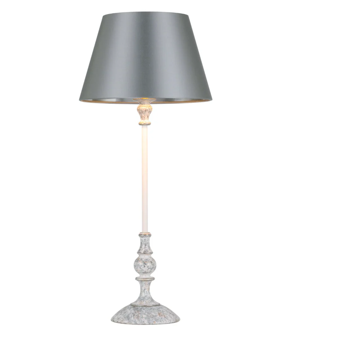 Flemish Table Lamp Bespoke/ Distressed Grey- Base Only - Image 2