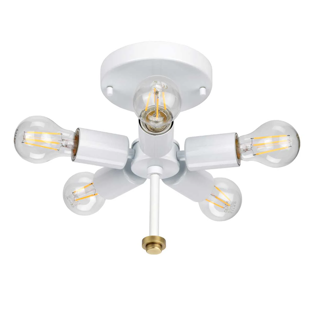 Fletcher Flush - In Various Sizes & Finishes Ivory Shade - Image 23