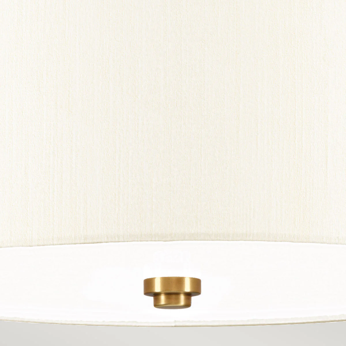 Fletcher Flush - In Various Sizes & Finishes Ivory Shade - Image 3