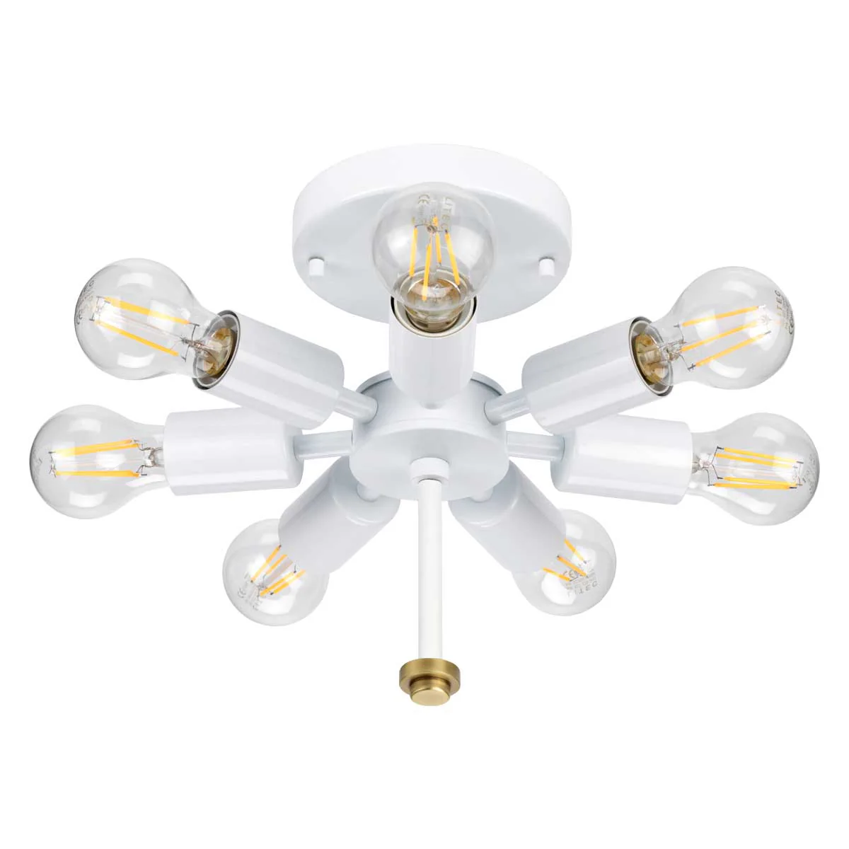 Fletcher Flush - In Various Sizes & Finishes Ivory Shade - Image 44