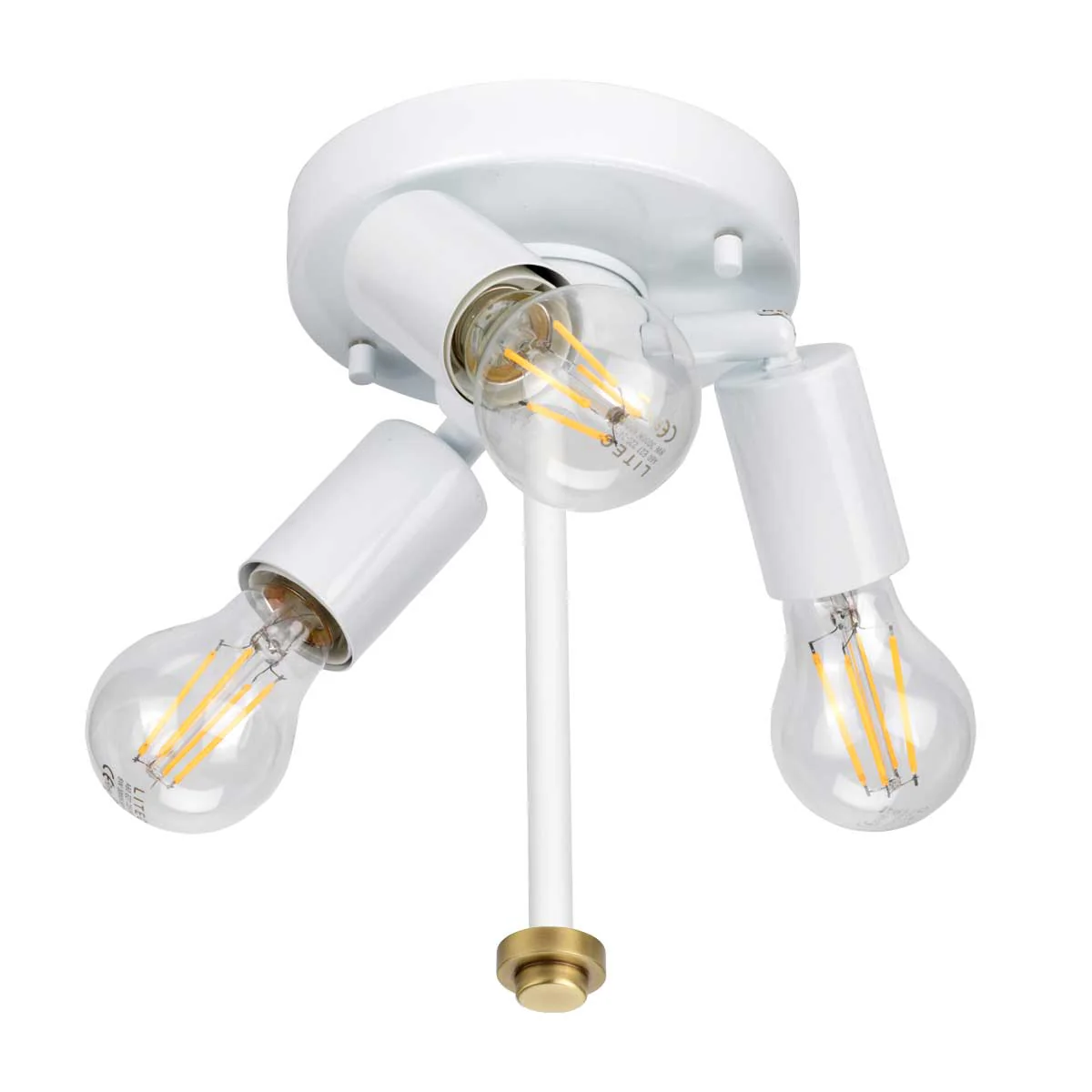 Fletcher Flush - In Various Sizes & Finishes Ivory Shade - Image 5