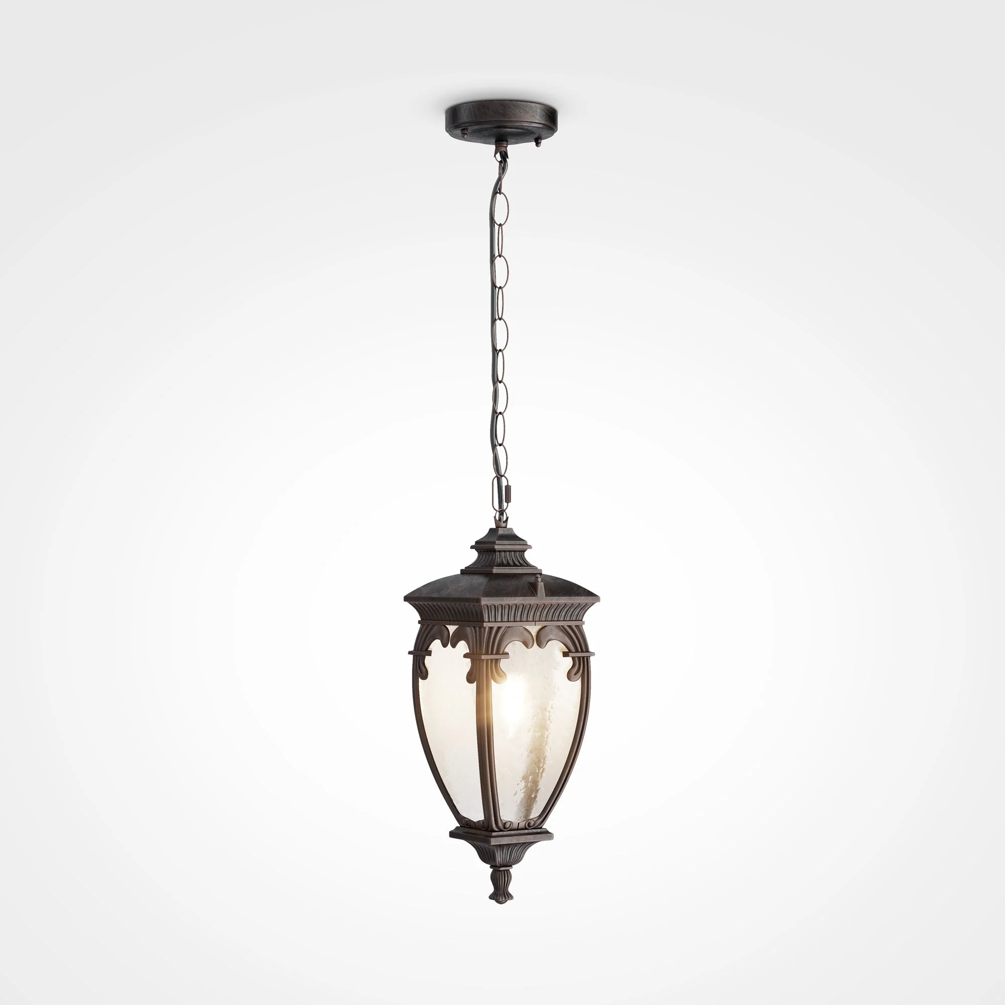 Fleur 1lt Pendant - Gold / Antique Bronze - Image 6