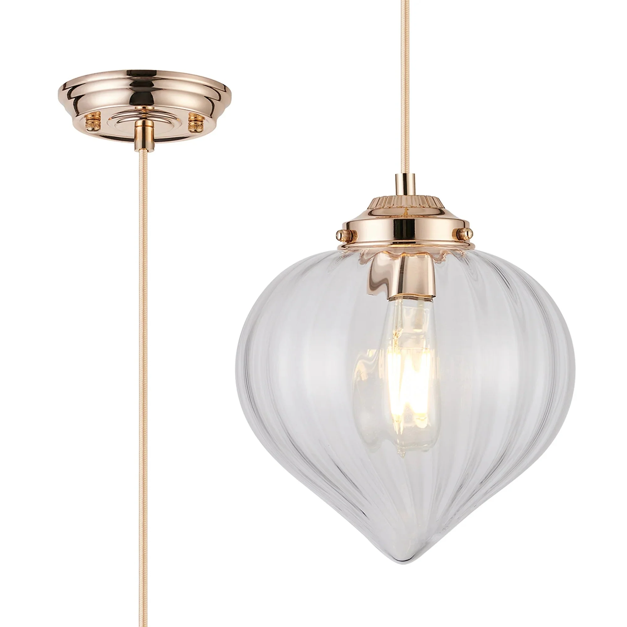 Flora 1Lt Pendant - Various Styles - Image 10