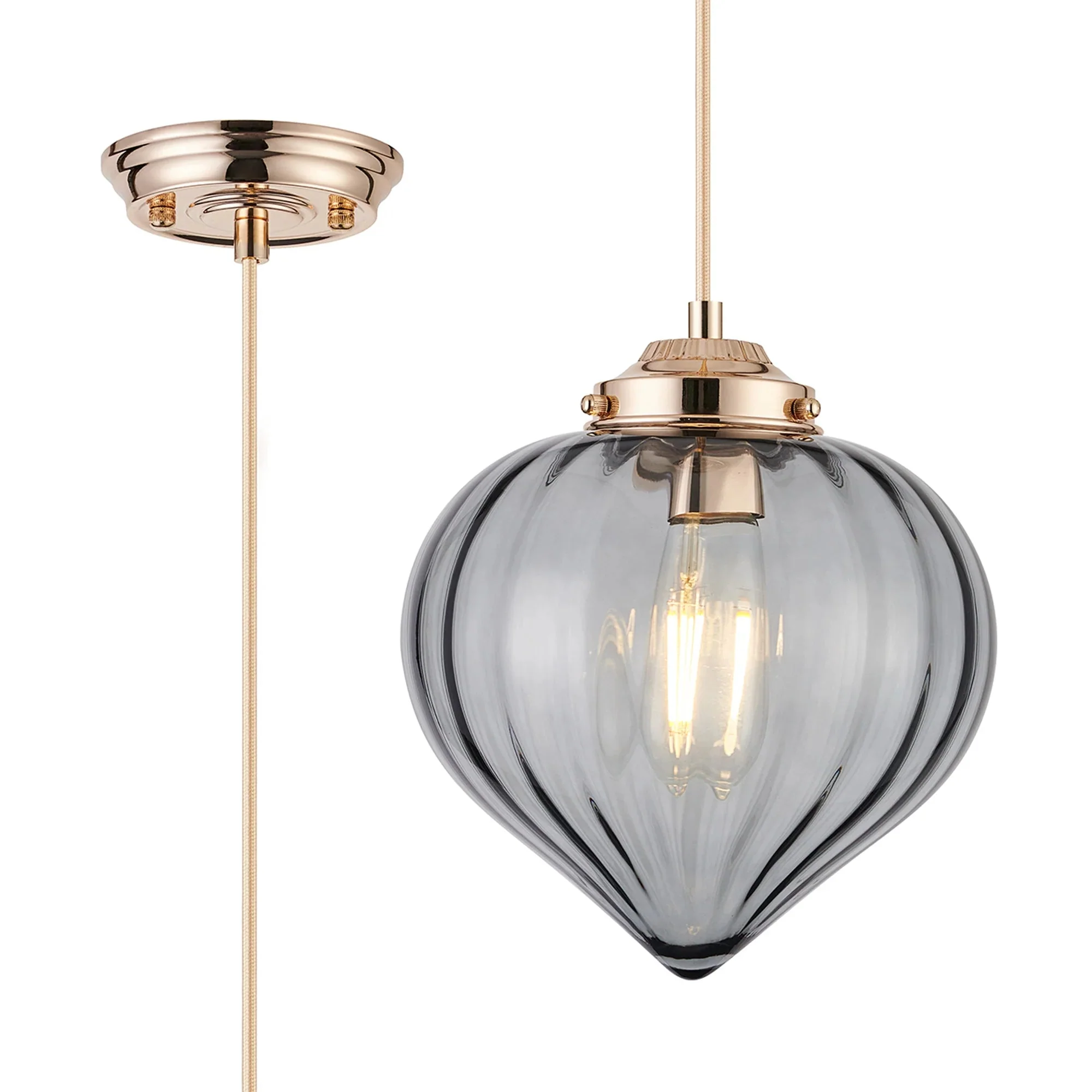 Flora 1Lt Pendant - Various Styles - Image 12