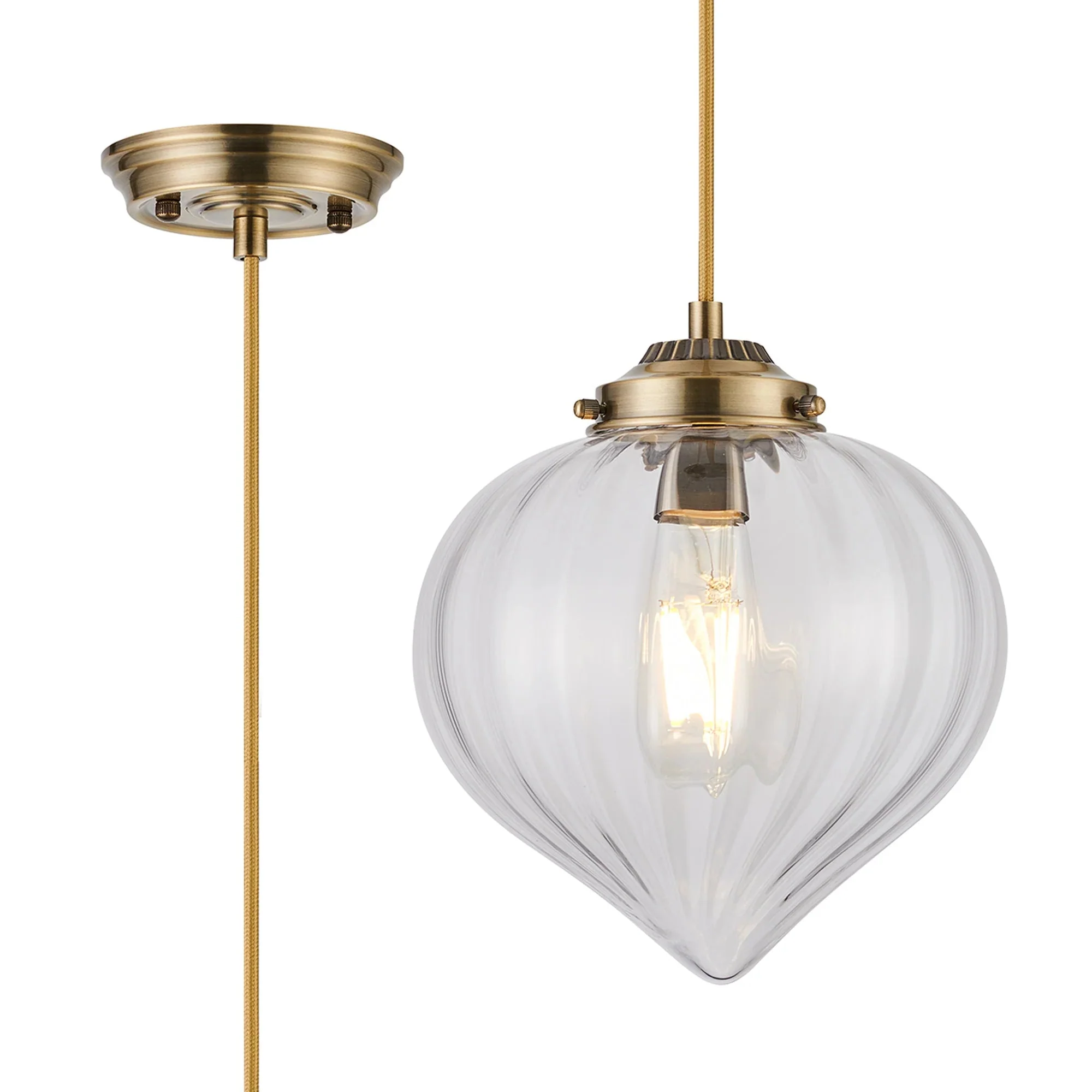 Flora 1Lt Pendant - Various Styles - Image 2