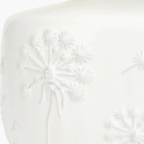 Flora Table Lamp- White Floral Ceramic - Image 2