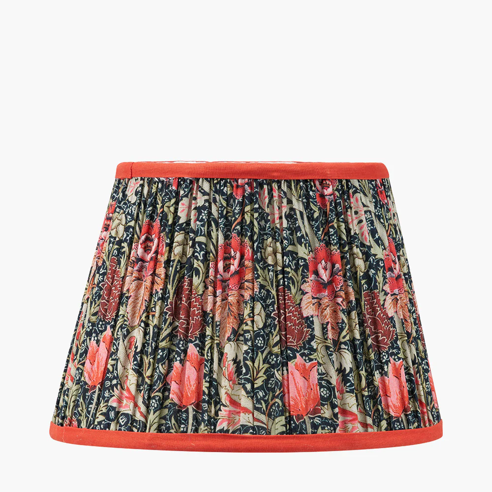 Floressa Red Floral Lamp Shade - Various Sizes - Image 2