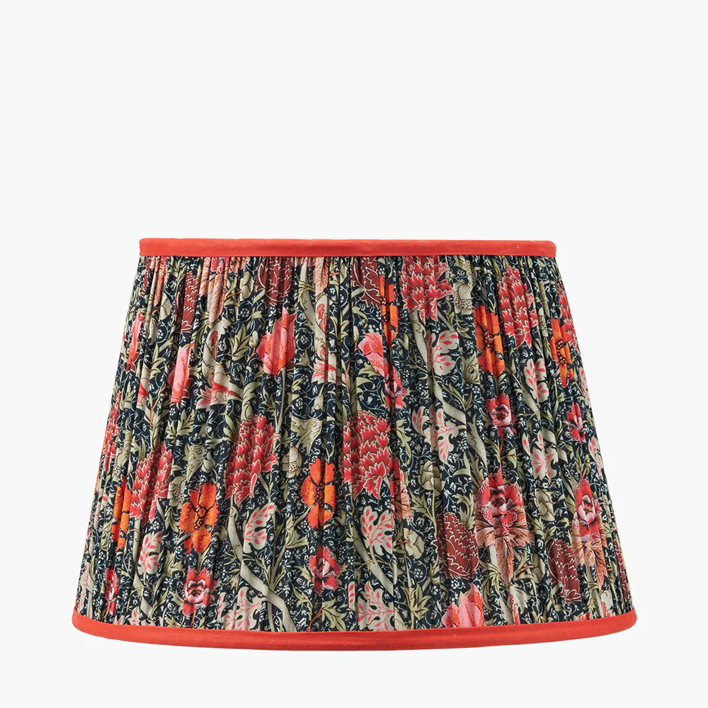 Floressa Red Floral Lamp Shade - Various Sizes - Image 3