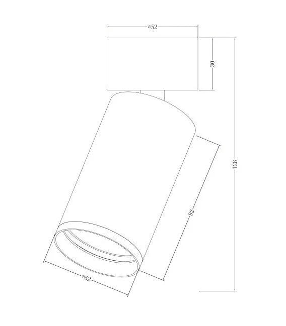 Focus S Single Large/Small Spotlight IP20 - Various Colours - Image 11