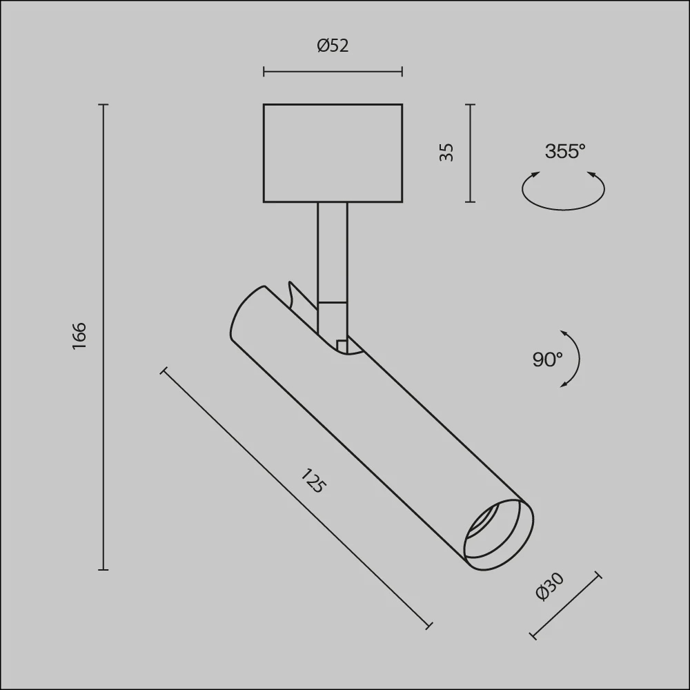 Focus T Spotlight 3000K 1x6W 36°- Various Finishes - Image 21