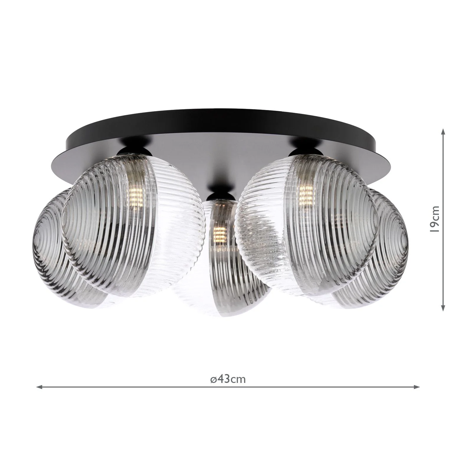 Foley 3/5 Lt Flush Light - Various Finishes - Image 17