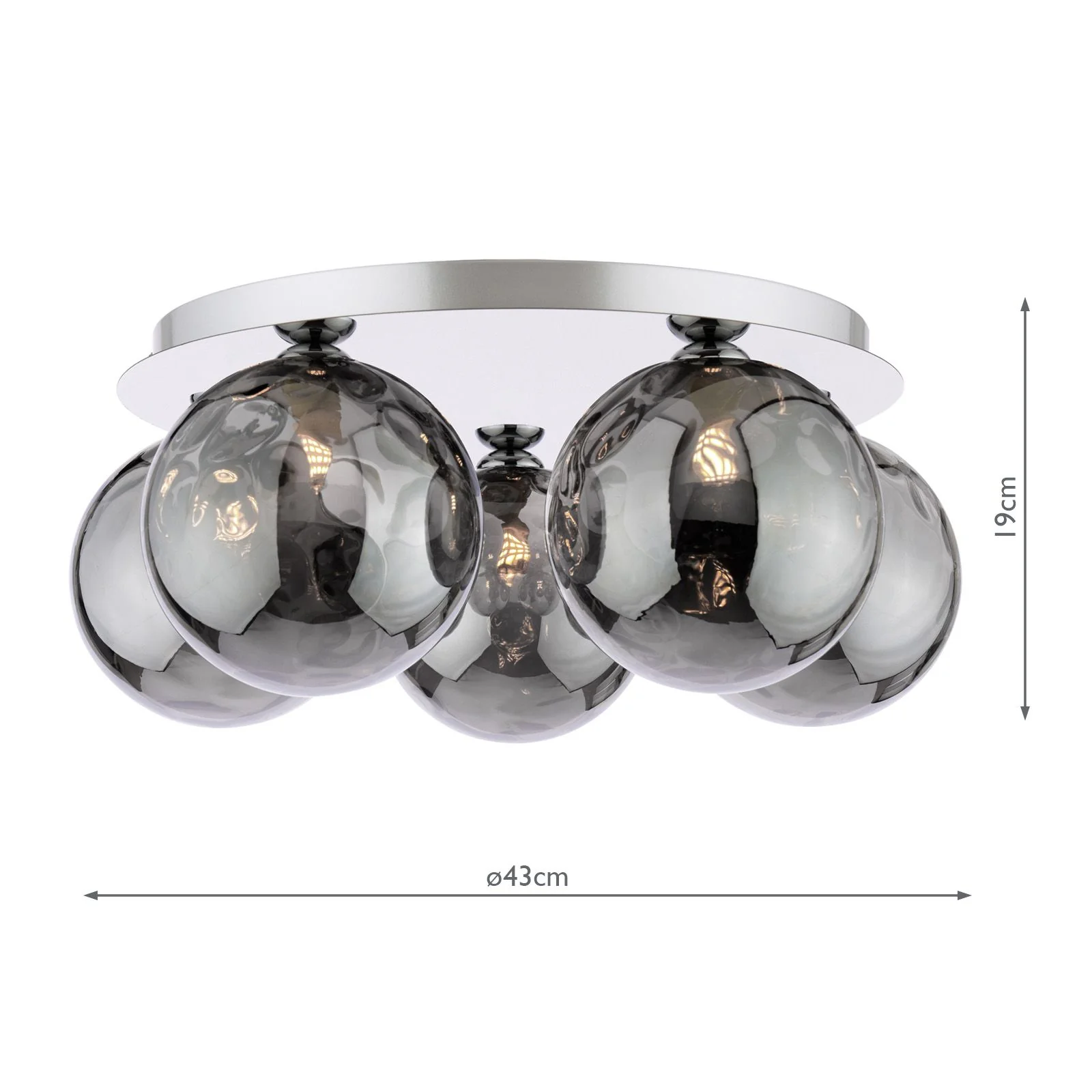 Foley 3/5 Lt Flush Light - Various Finishes - Image 24