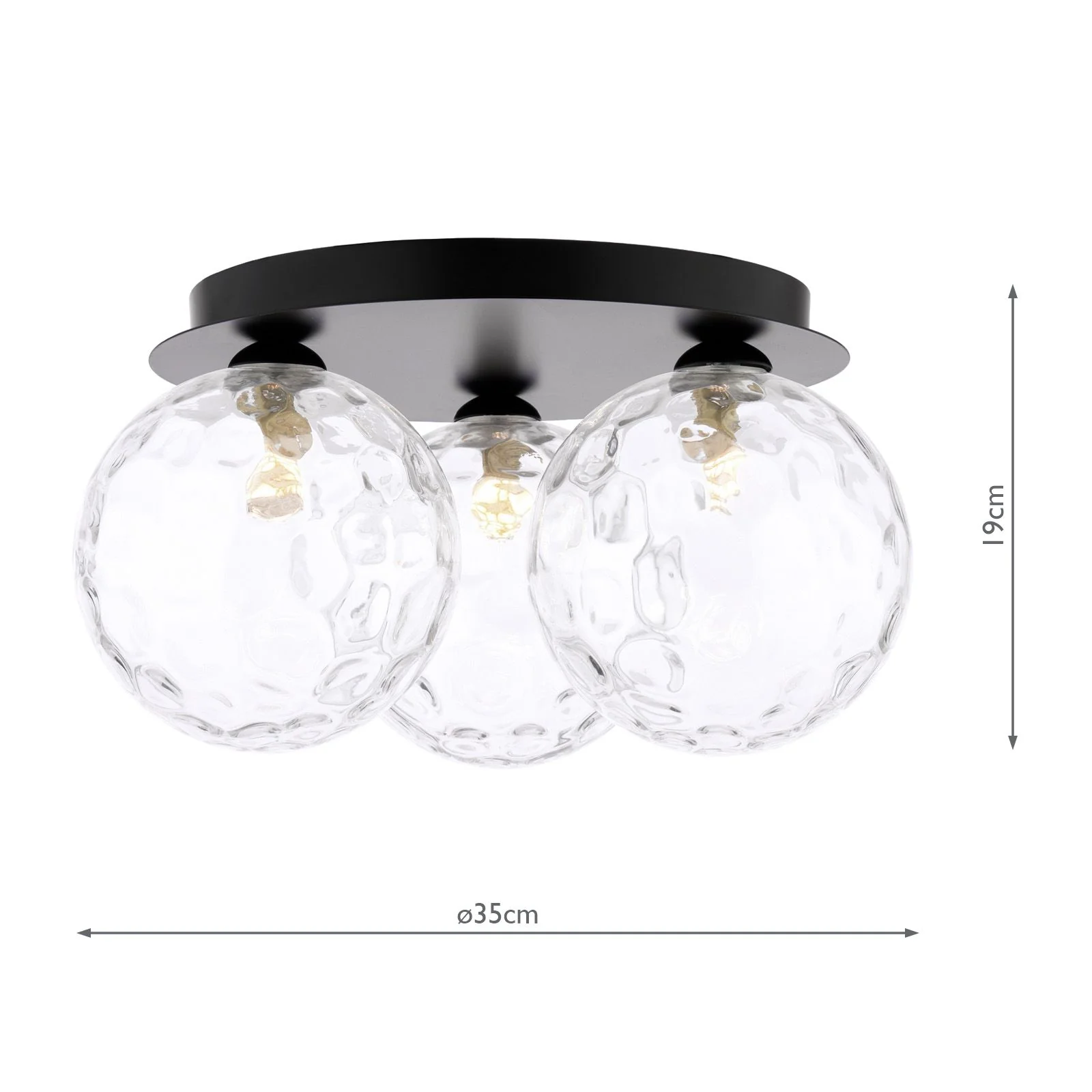 Foley 3/5 Lt Flush Light - Various Finishes - Image 3
