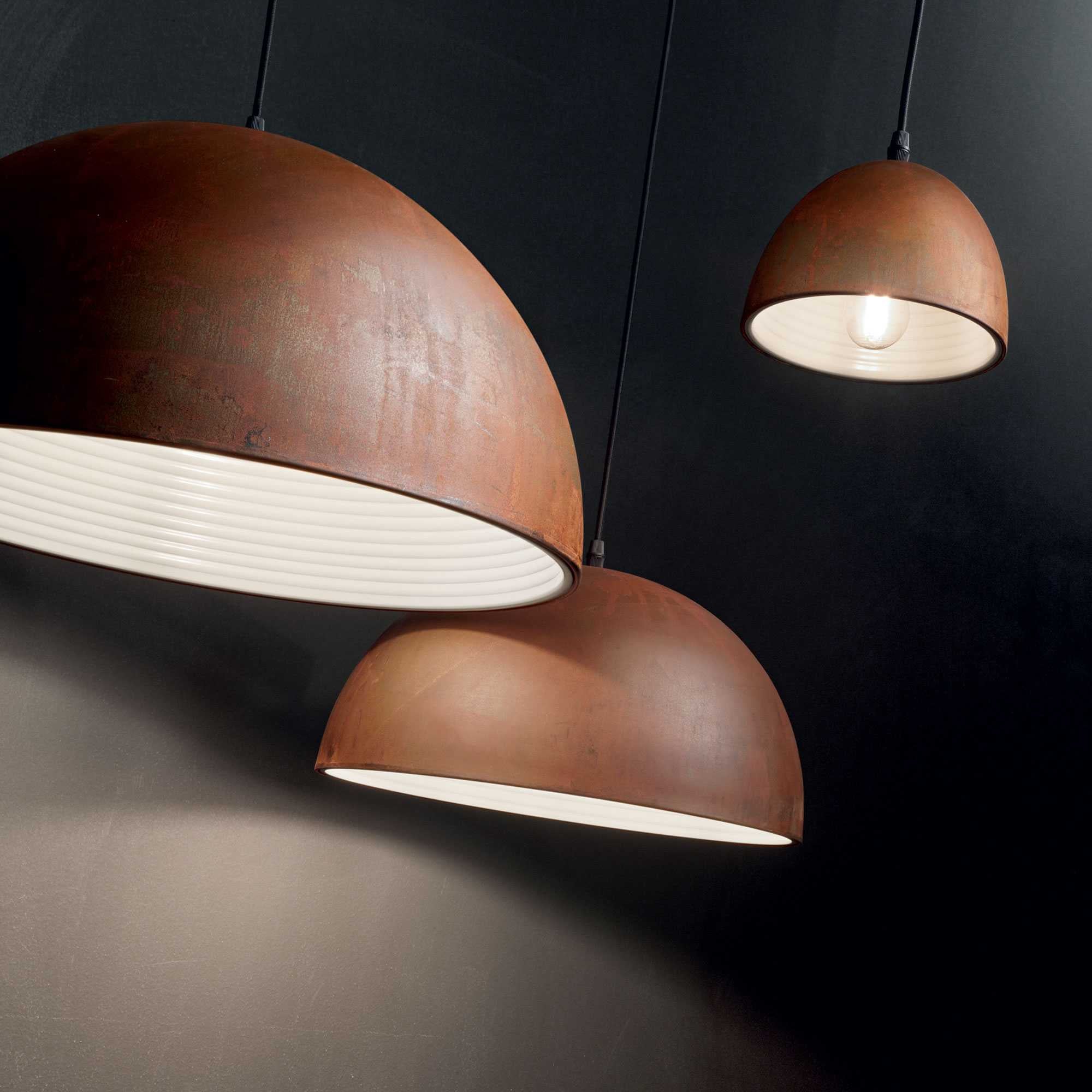 Folk Pendant Small/Medium/Large - Corten Finish - Image 3