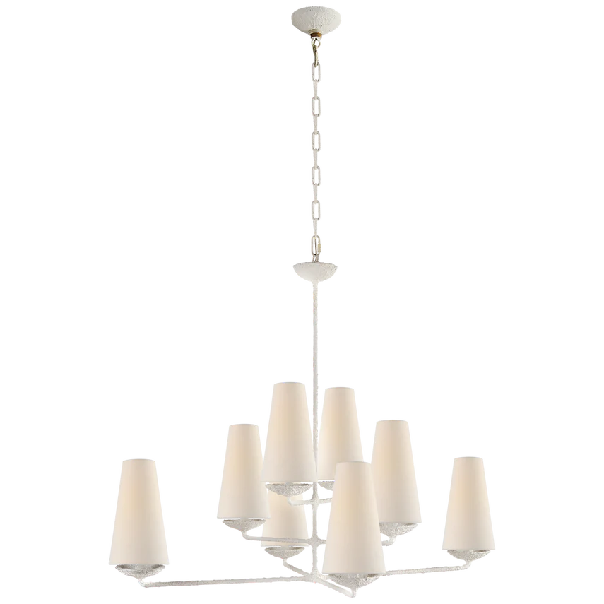 Fontaine 8Lt Offset Chandelier - Various Colours - Image 3